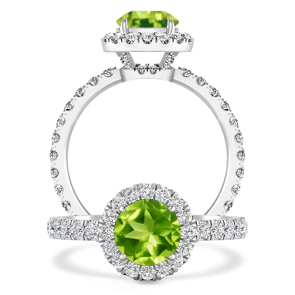 White Gold - Peridot