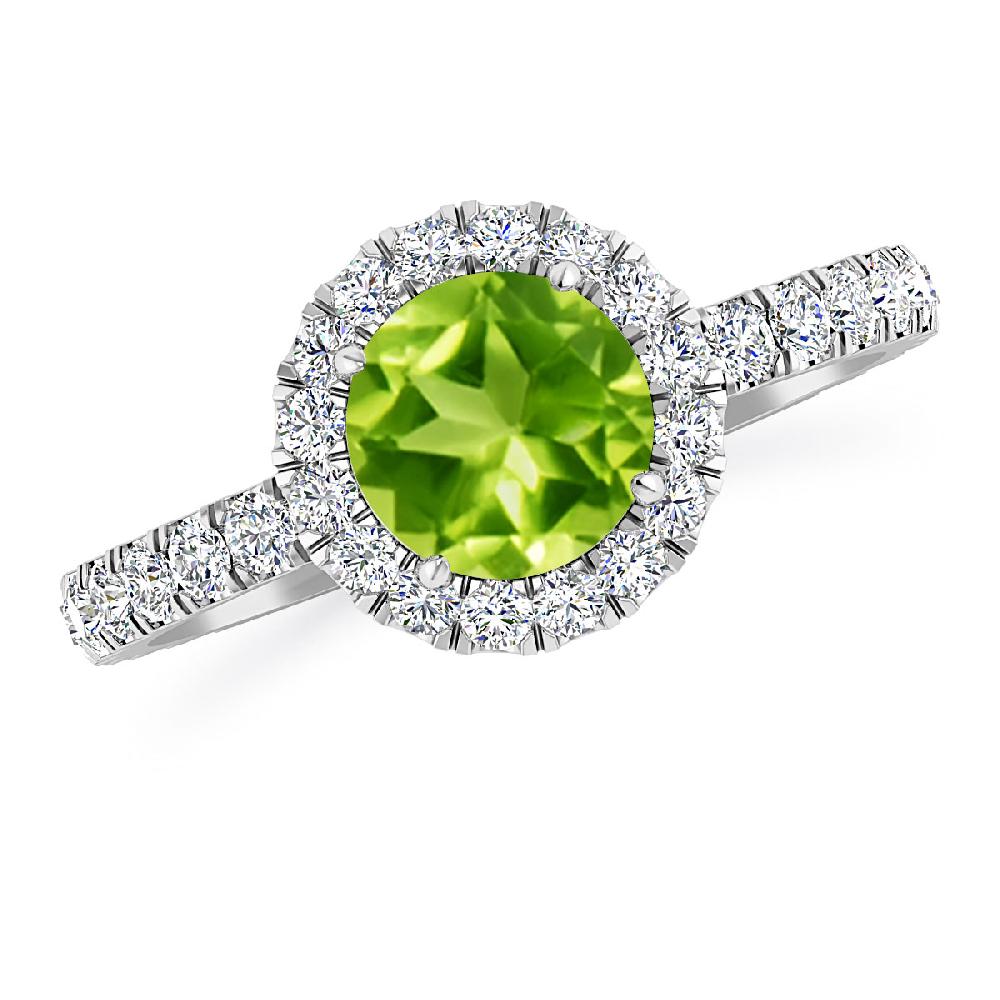 White Gold - Peridot