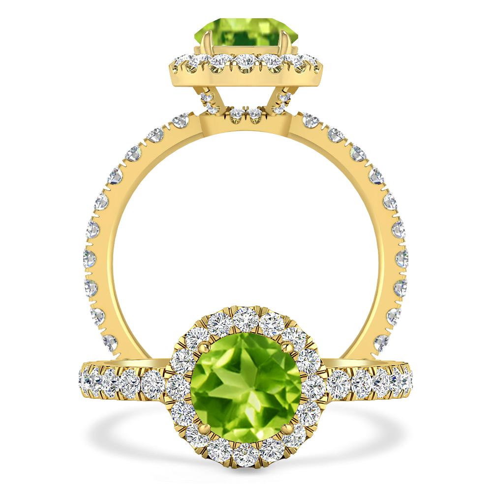 Yellow Gold - Peridot