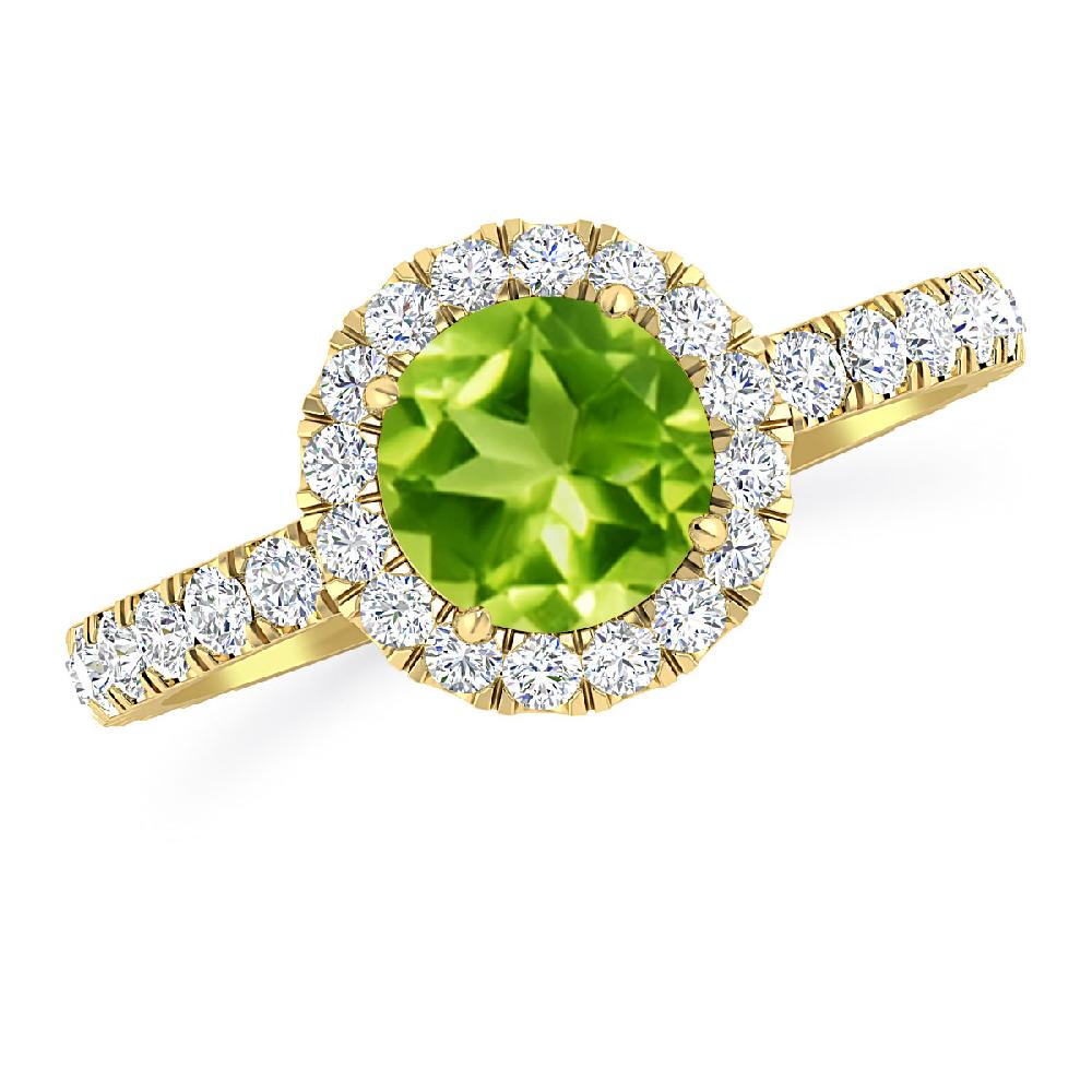 Yellow Gold - Peridot