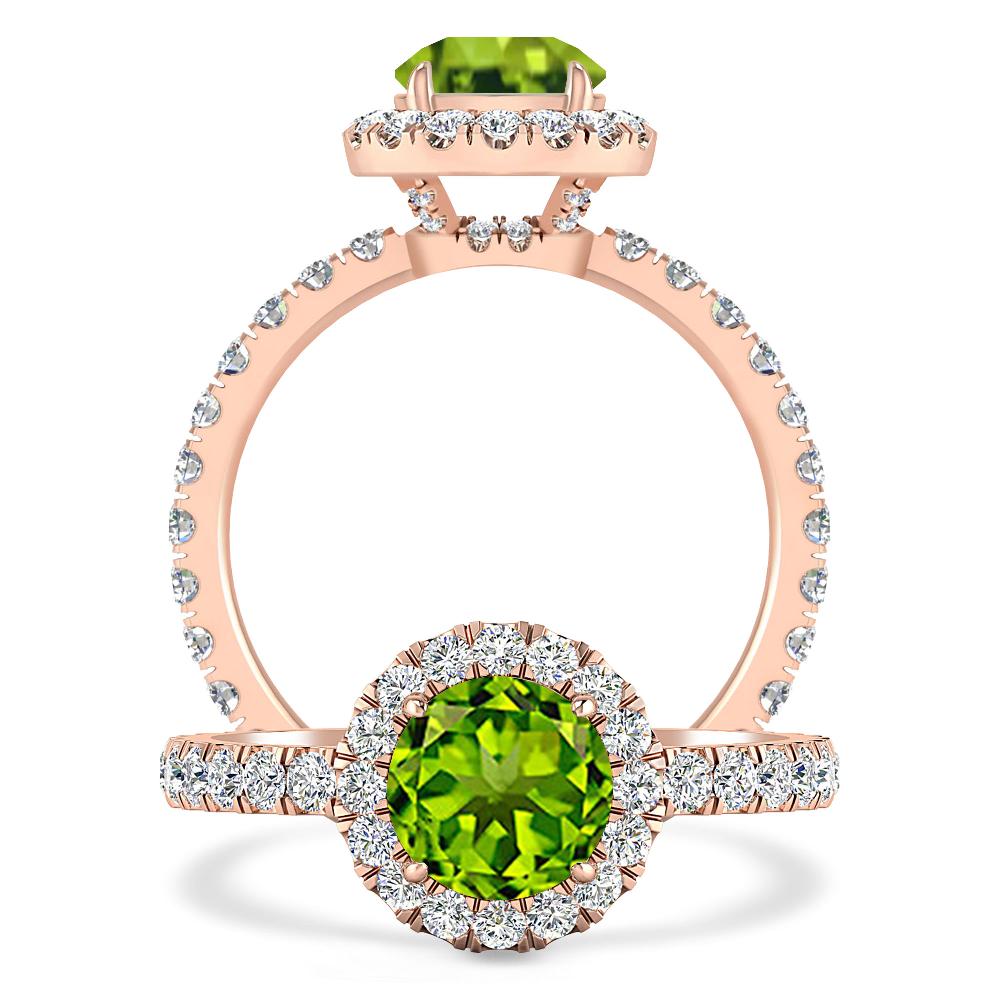 Rose Gold - Peridot