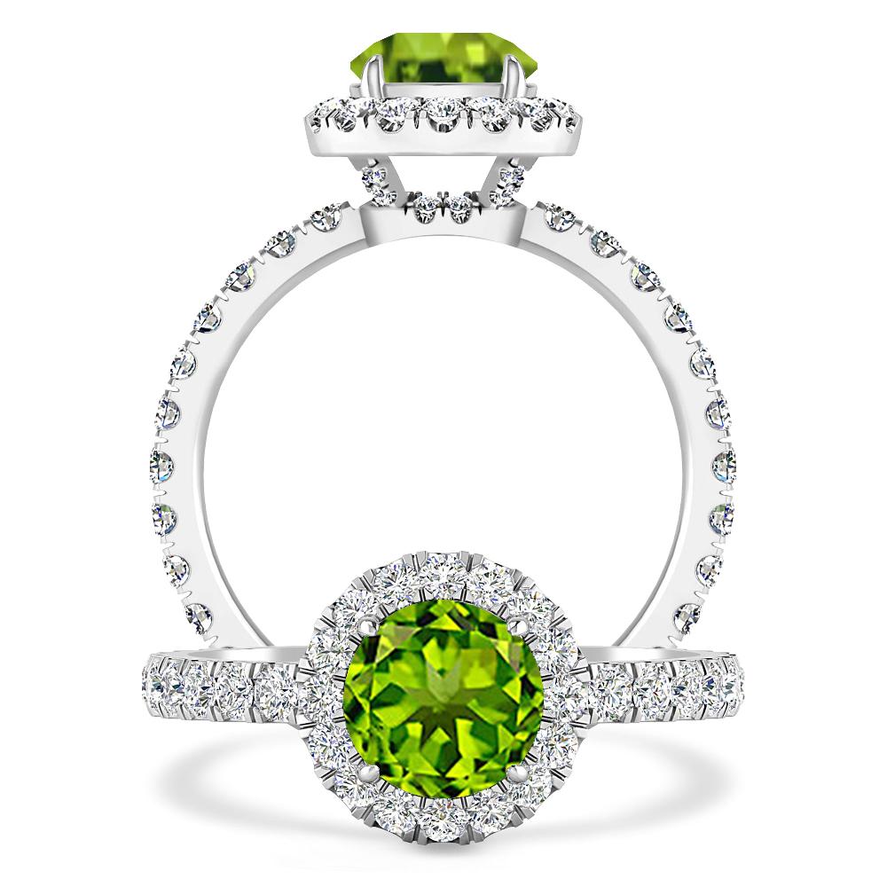 White Gold - Peridot