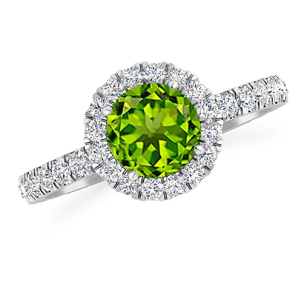 White Gold - Peridot