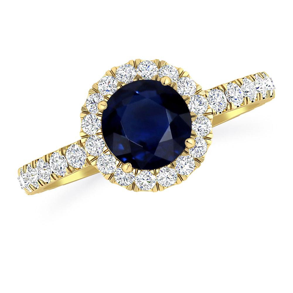 Yellow Gold - Sapphire