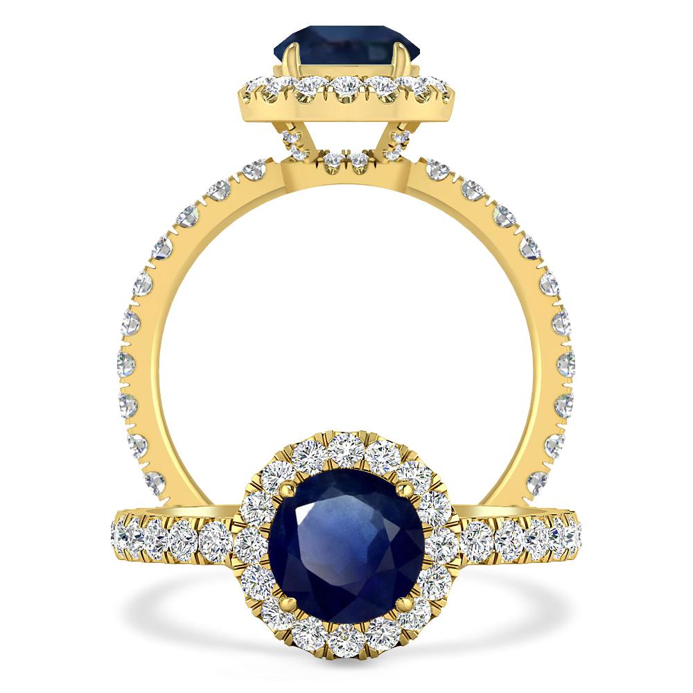 Yellow Gold - Sapphire