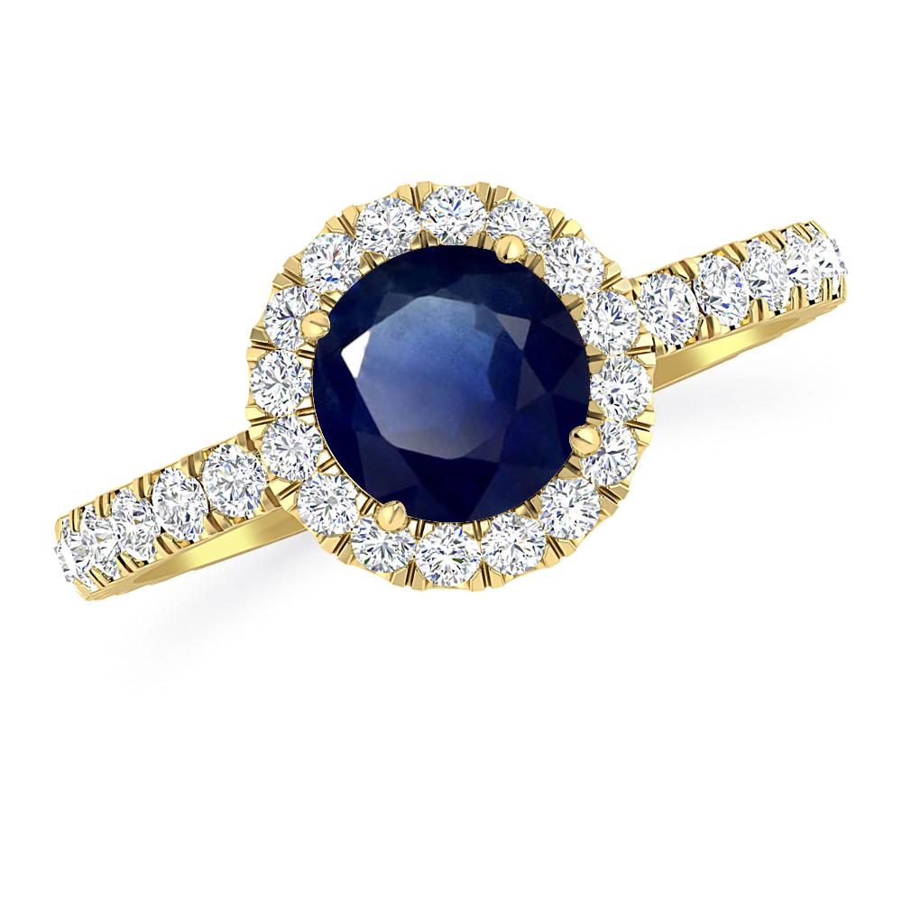 Yellow Gold - Sapphire