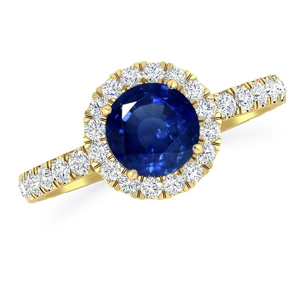 Yellow Gold - Sapphire