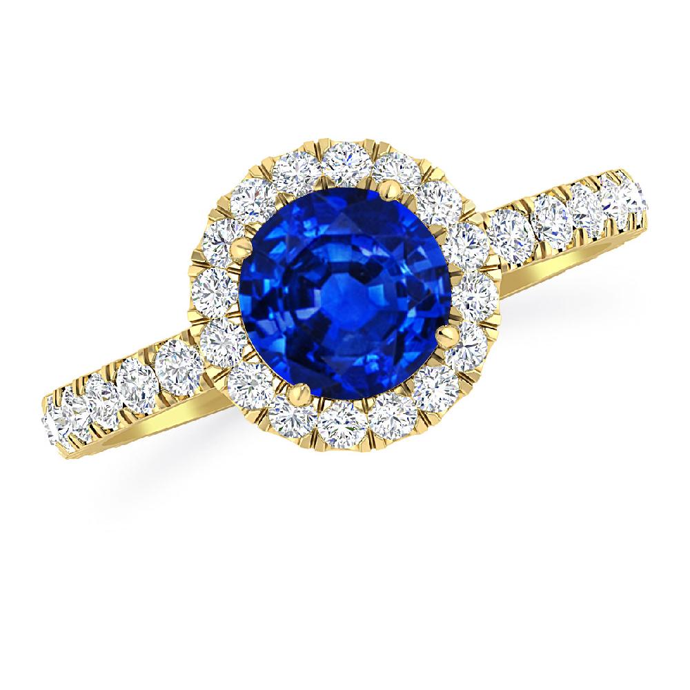 Yellow Gold - Sapphire