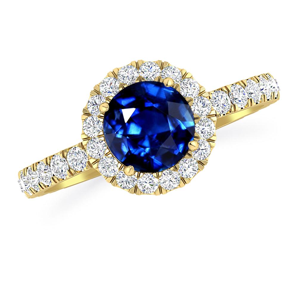 Yellow Gold - Sapphire