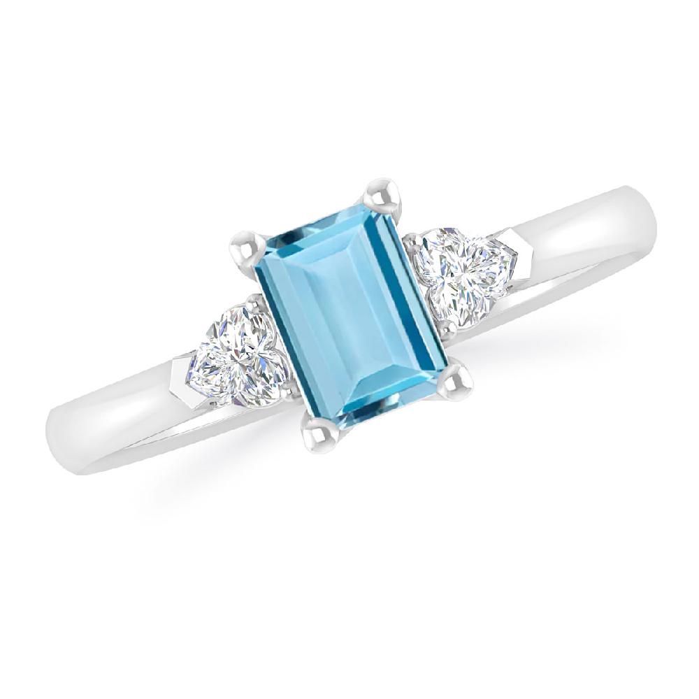 White Gold - Aquamarine