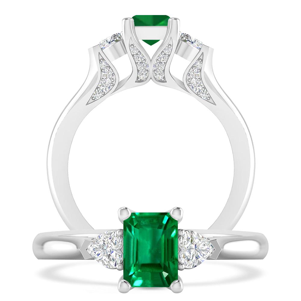 White Gold - Emerald