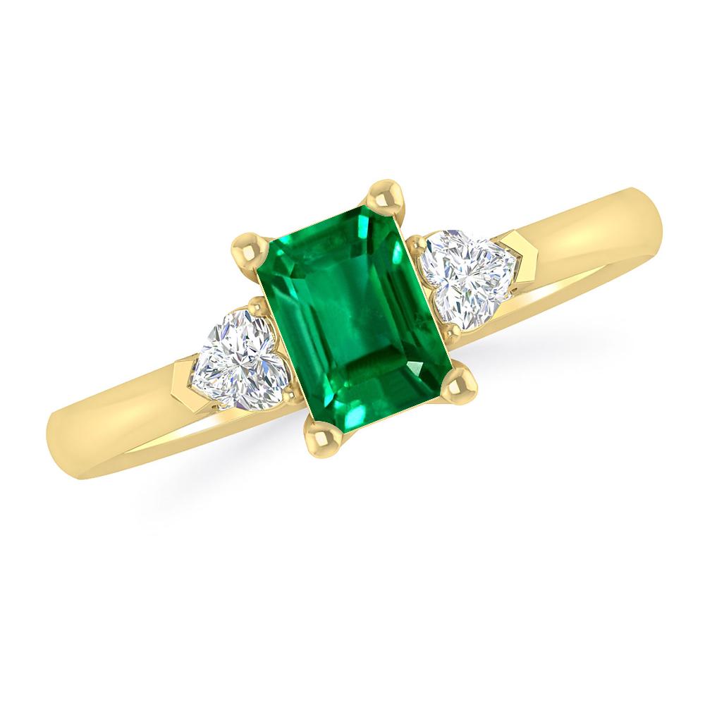 Yellow Gold - Emerald