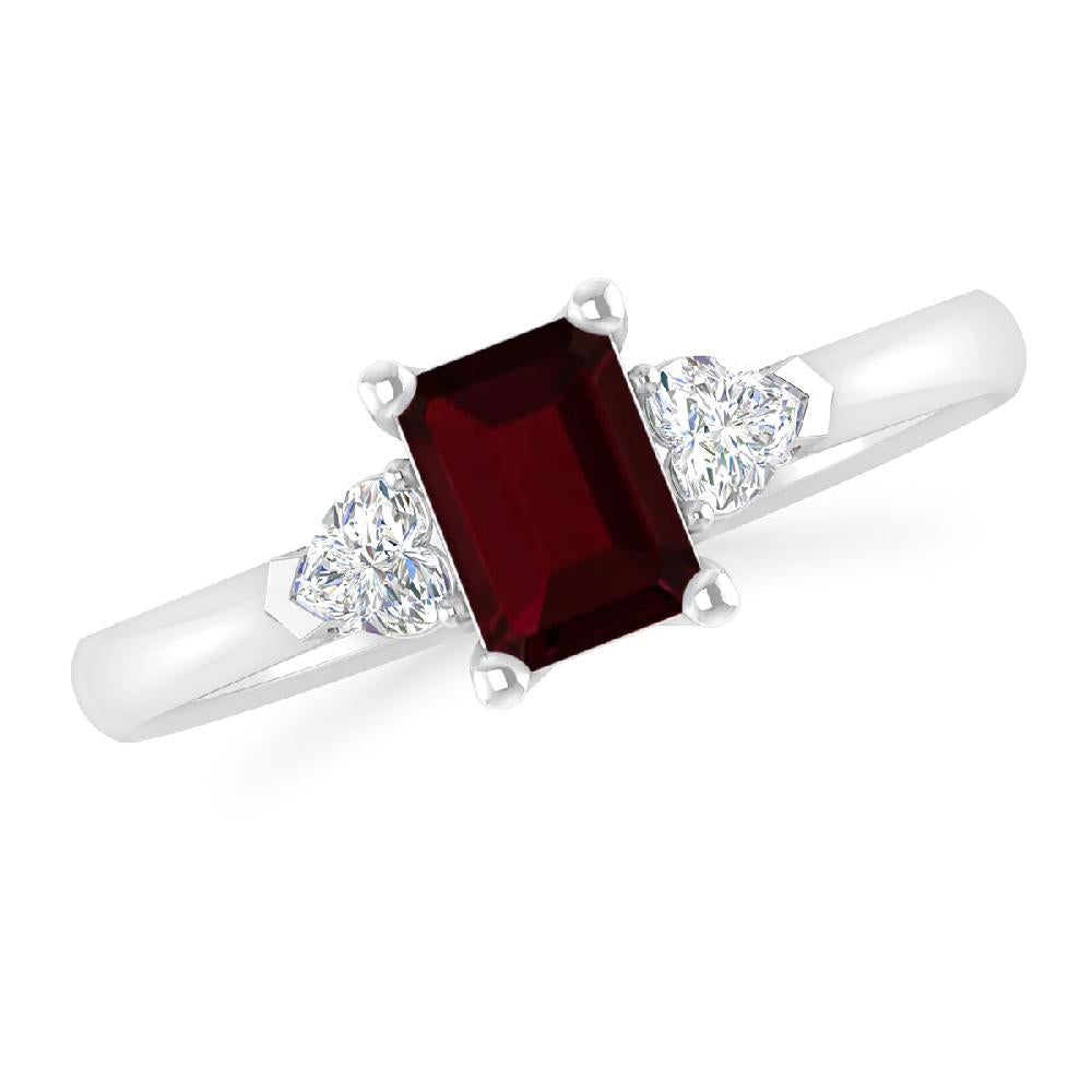 White Gold - Garnet