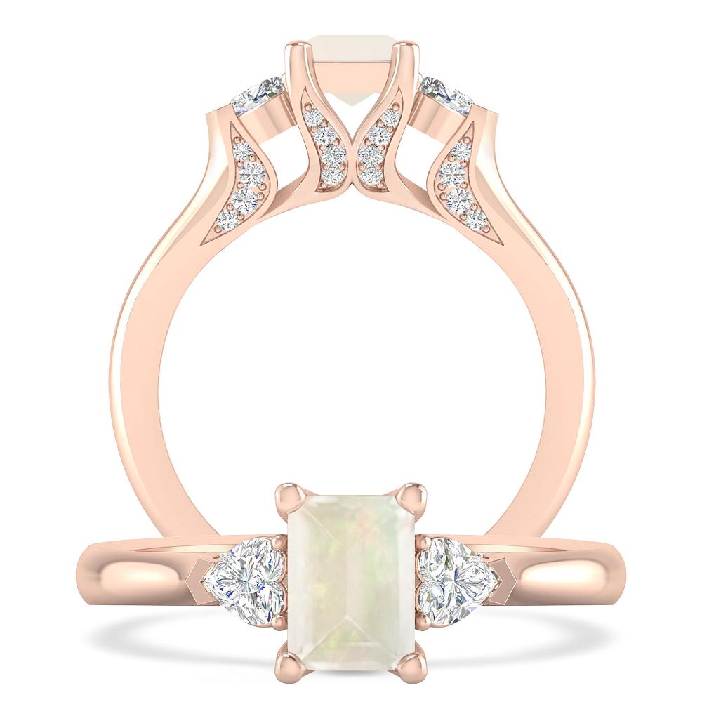 Rose Gold - Opal