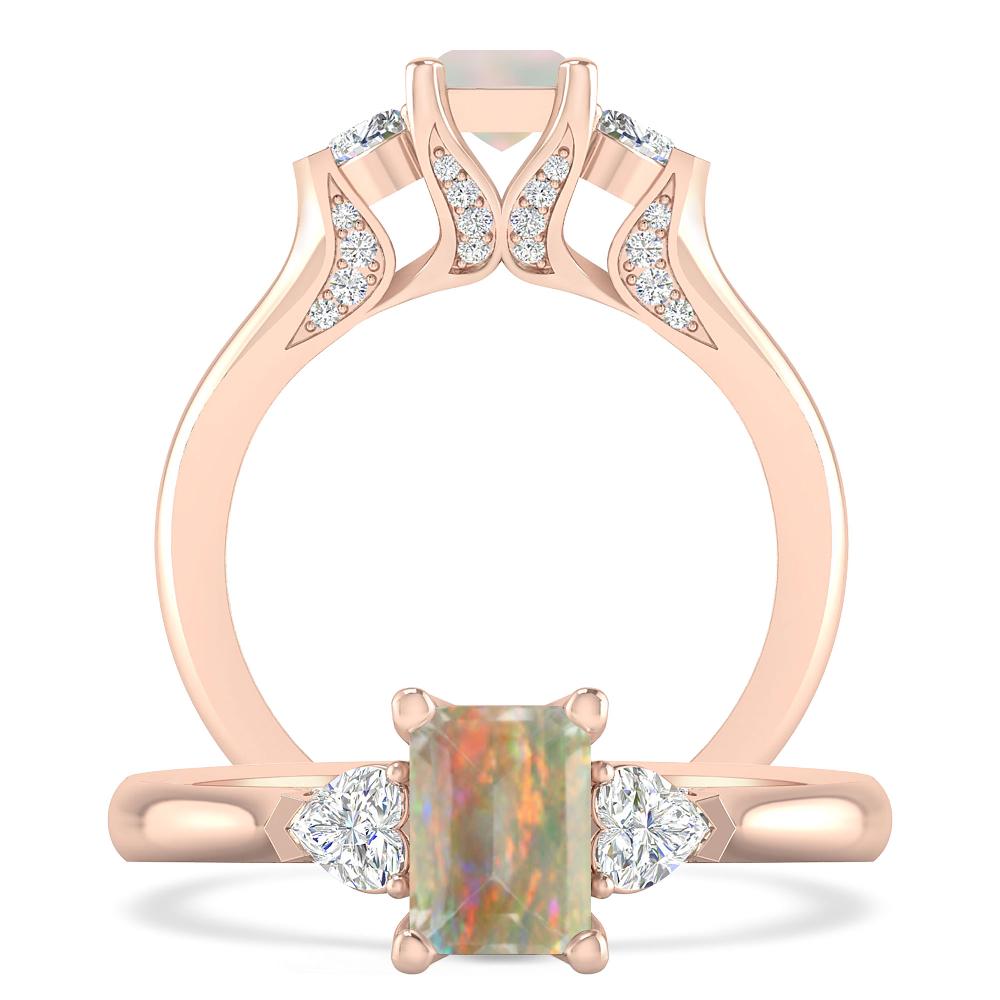 Rose Gold - Opal