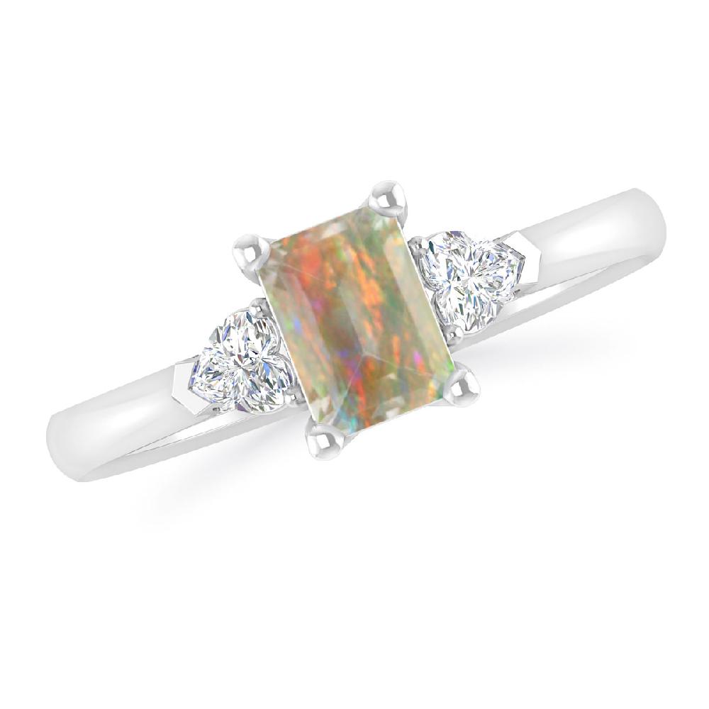 White Gold - Opal