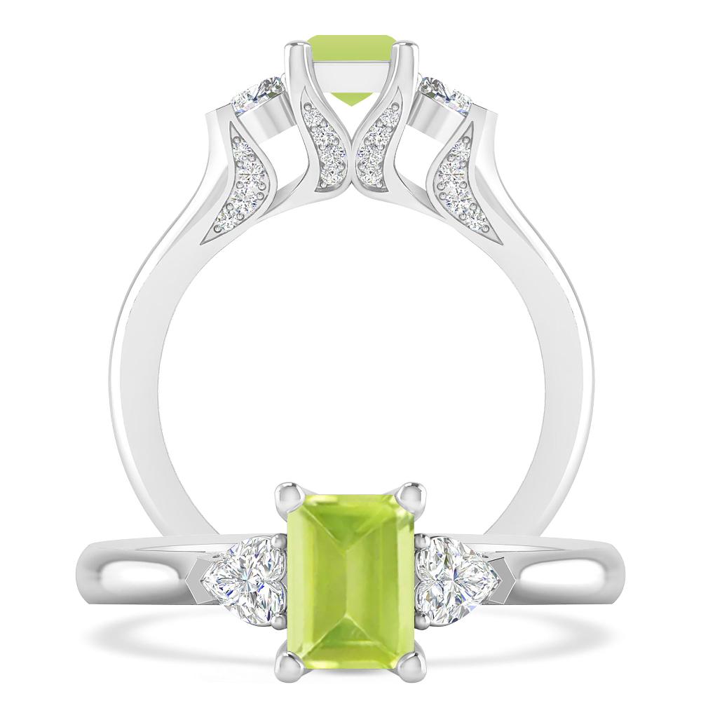 White Gold - Peridot