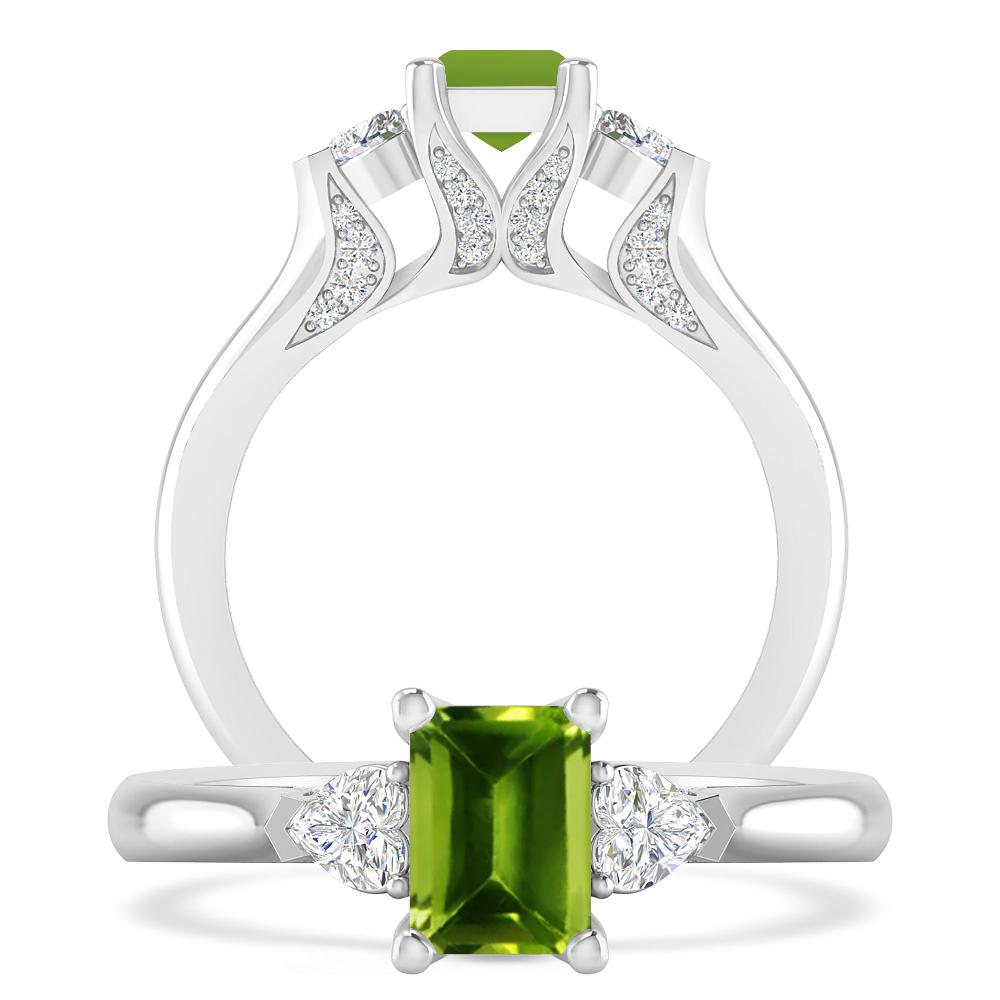 White Gold - Peridot