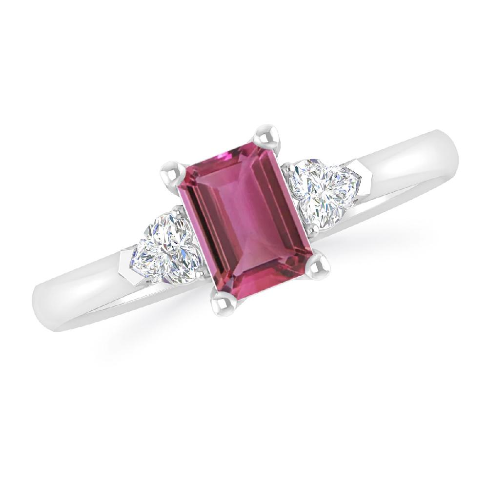 White Gold - Pink Tourmaline