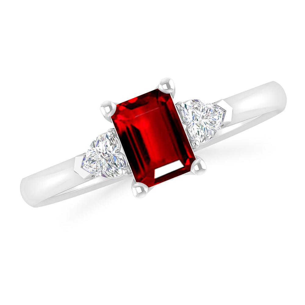 White Gold - Ruby