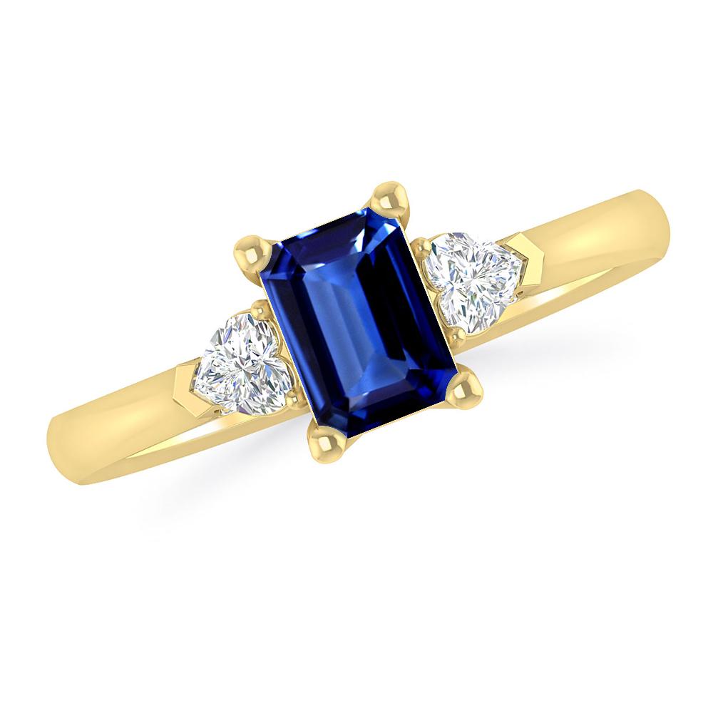 Yellow Gold - Sapphire