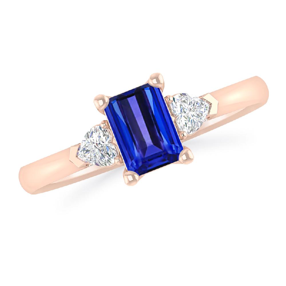 Rose Gold - Tanzanite