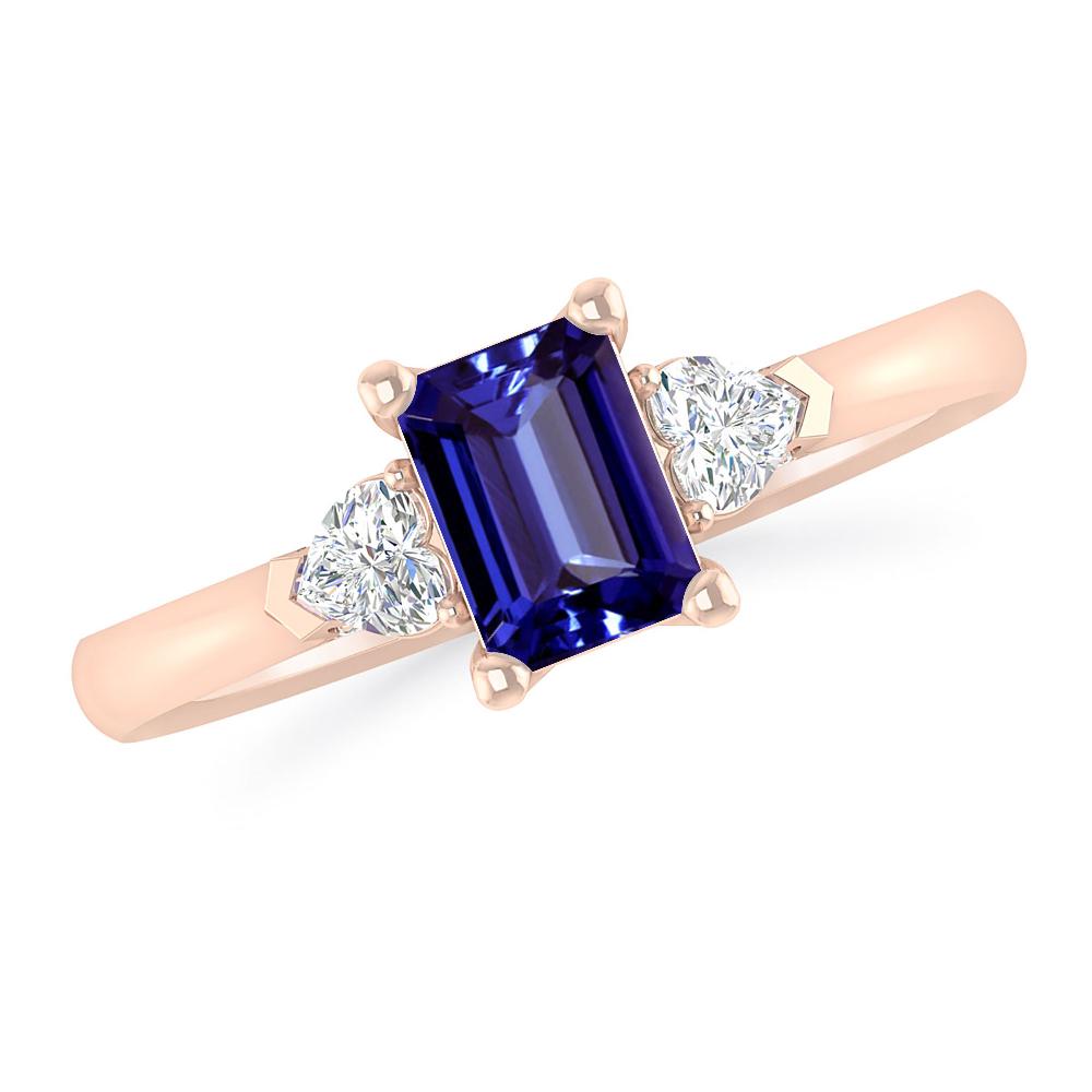 Rose Gold - Tanzanite