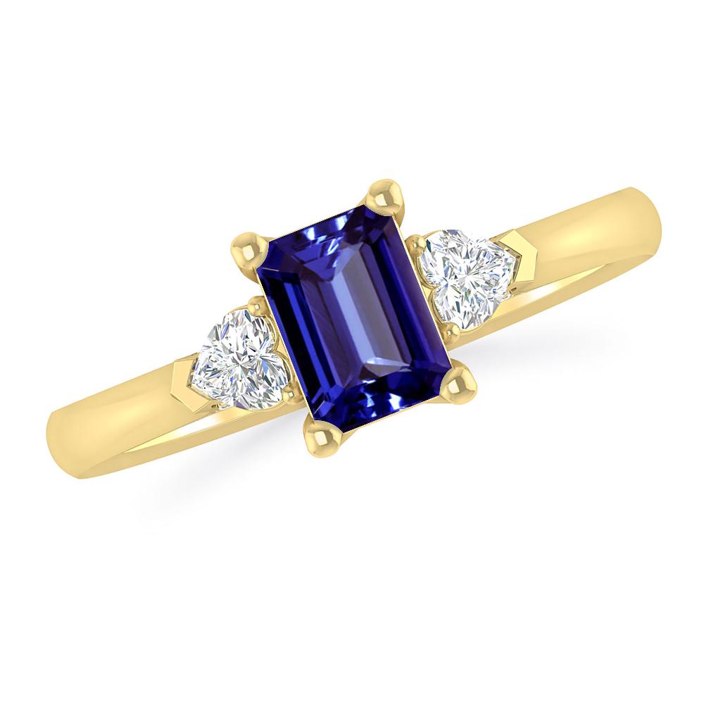 Yellow Gold - Tanzanite