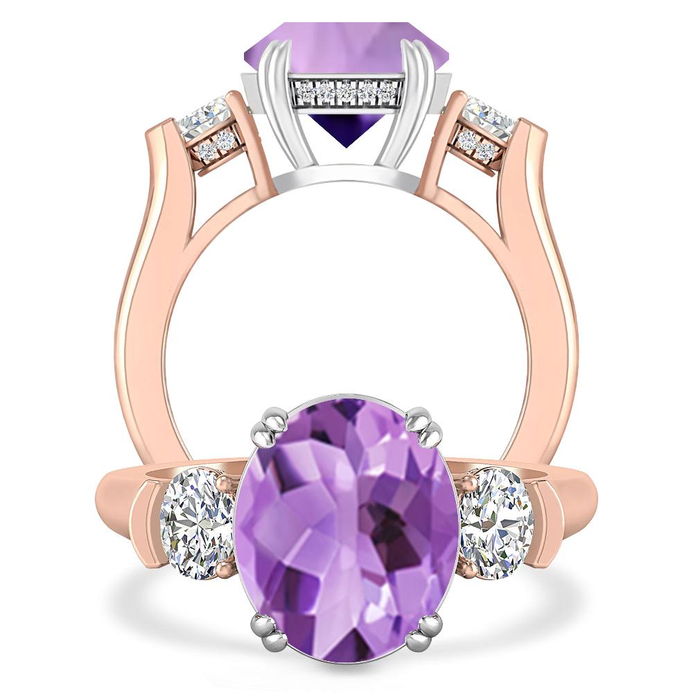 Rose Gold - Amethyst