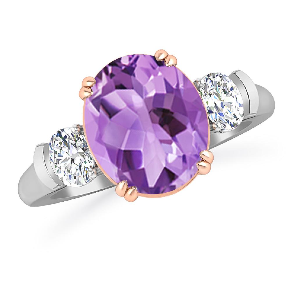 White Gold - Amethyst