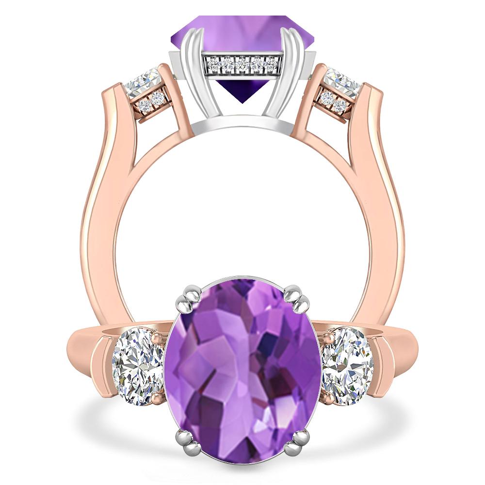 Rose Gold - Amethyst