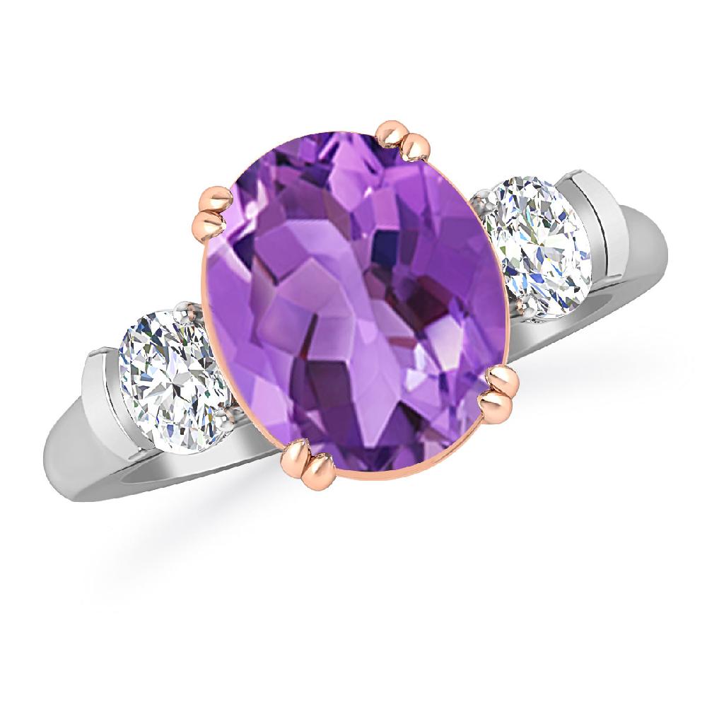 White Gold - Amethyst