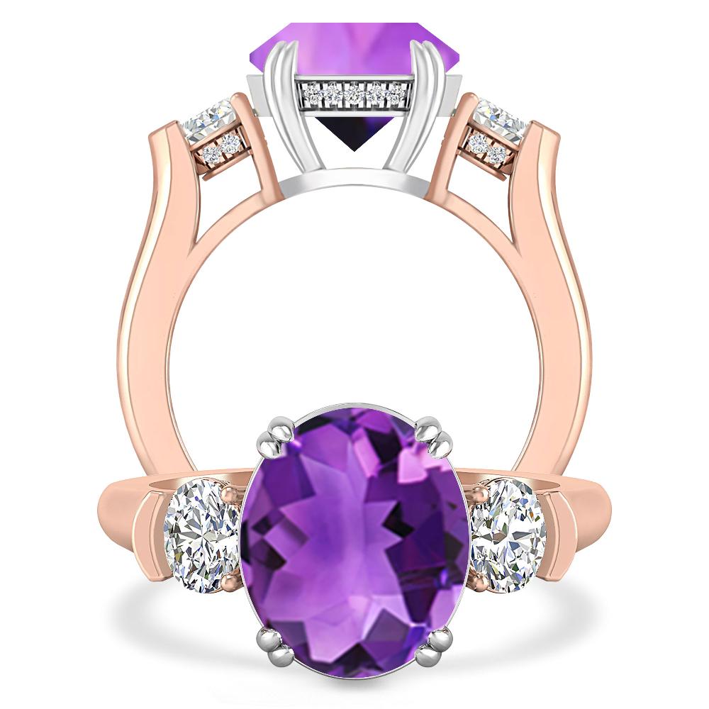 Rose Gold - Amethyst