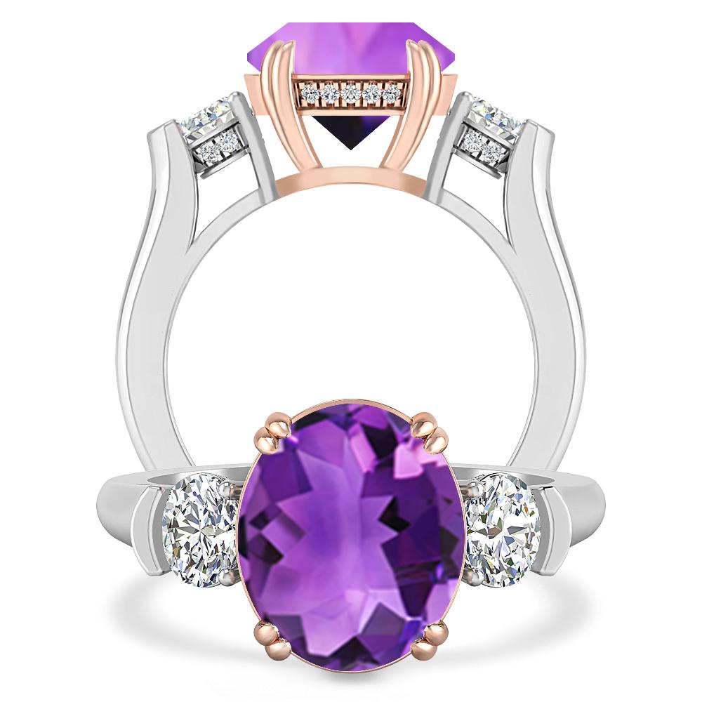 White Gold - Amethyst