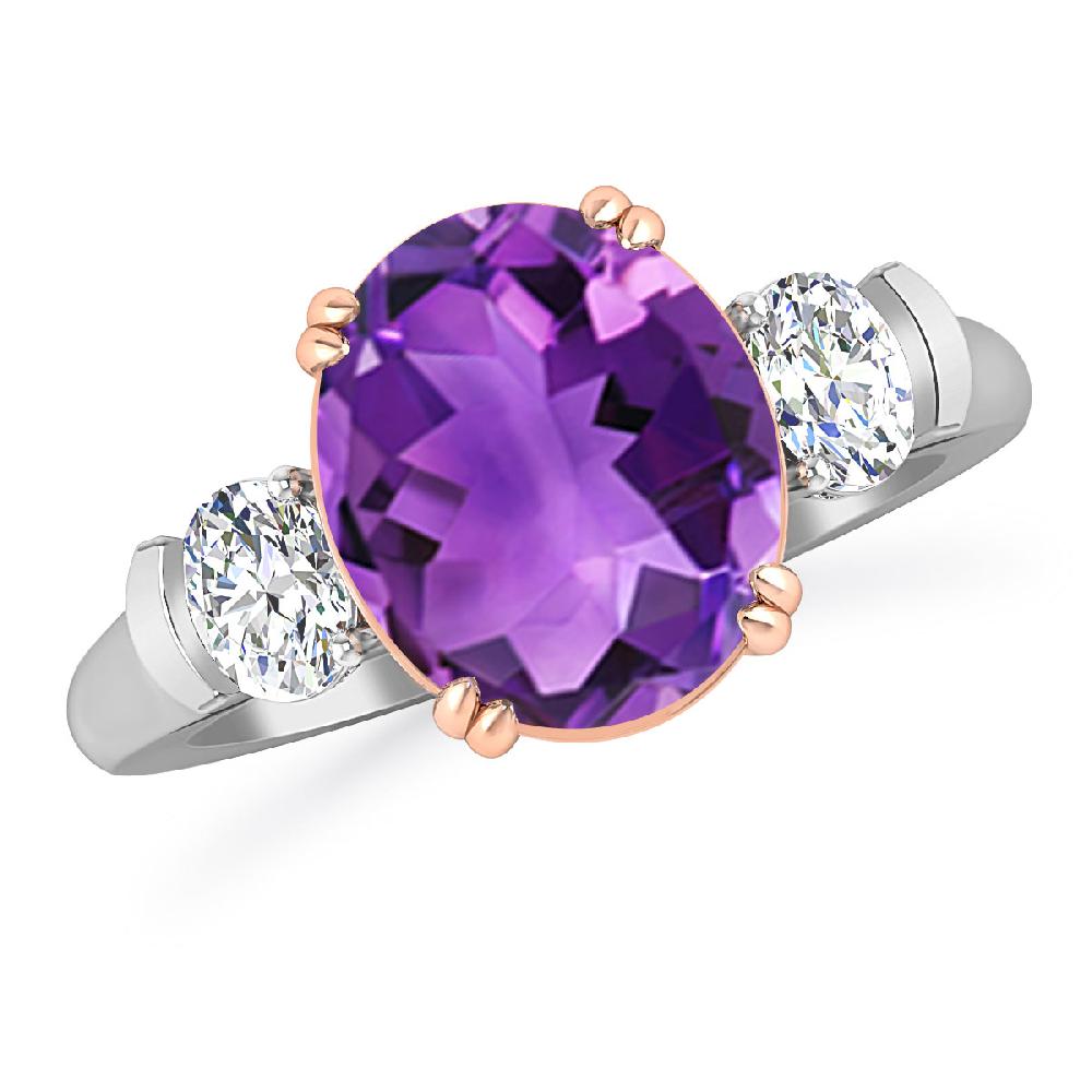 White Gold - Amethyst