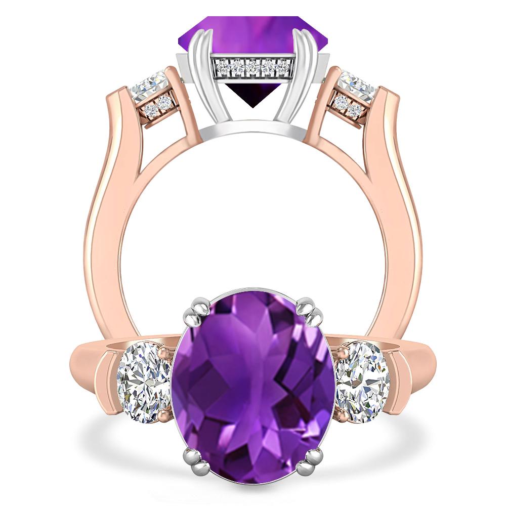 Rose Gold - Amethyst