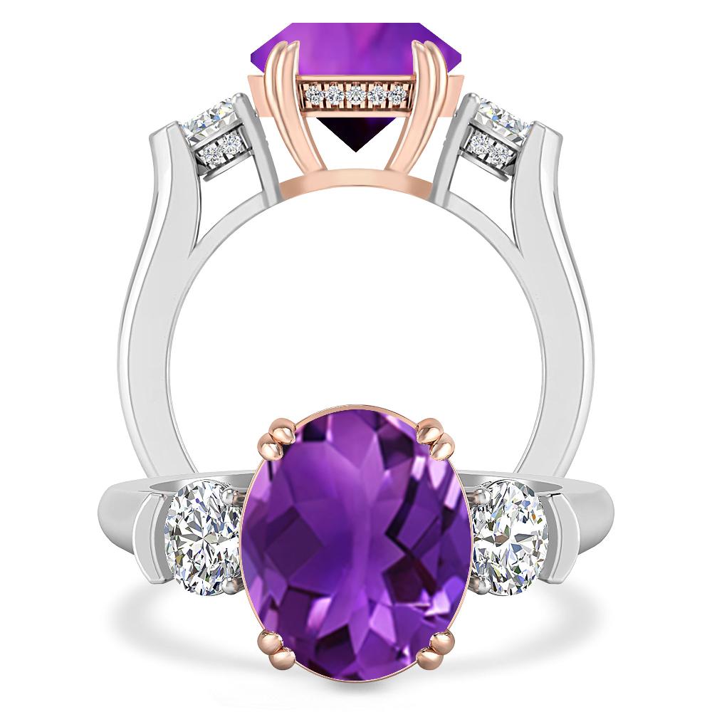 White Gold - Amethyst