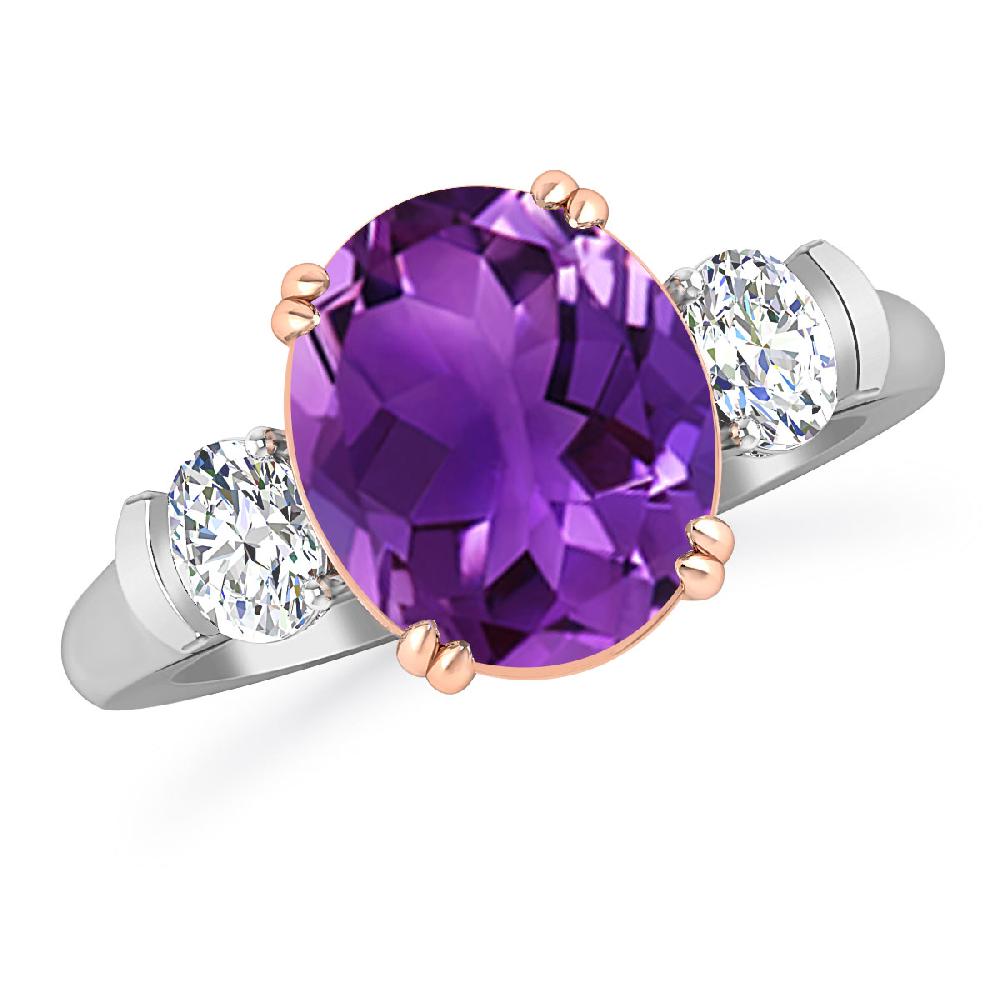 White Gold - Amethyst