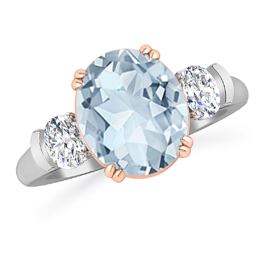 White Gold - Aquamarine