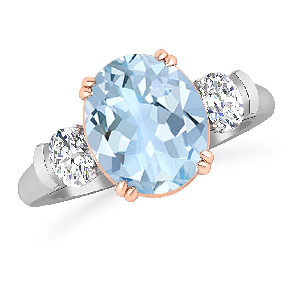 White Gold - Aquamarine