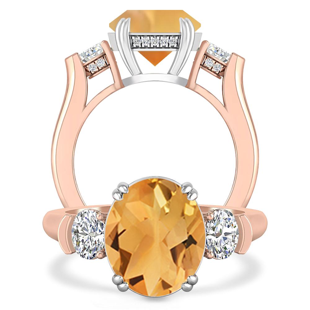 Rose Gold - Citrine