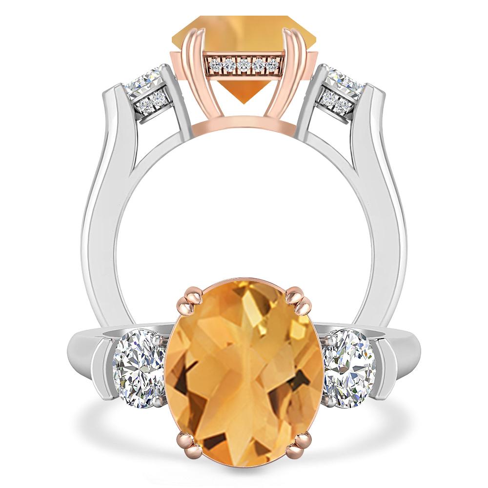 White Gold - Citrine