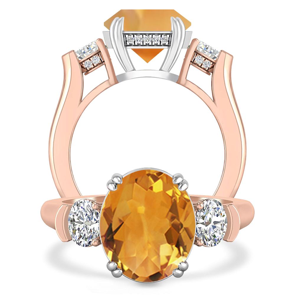 Rose Gold - Citrine