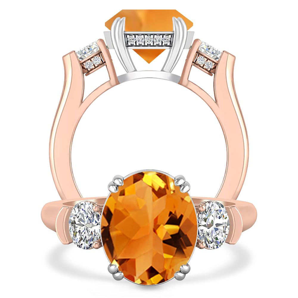 Rose Gold - Citrine