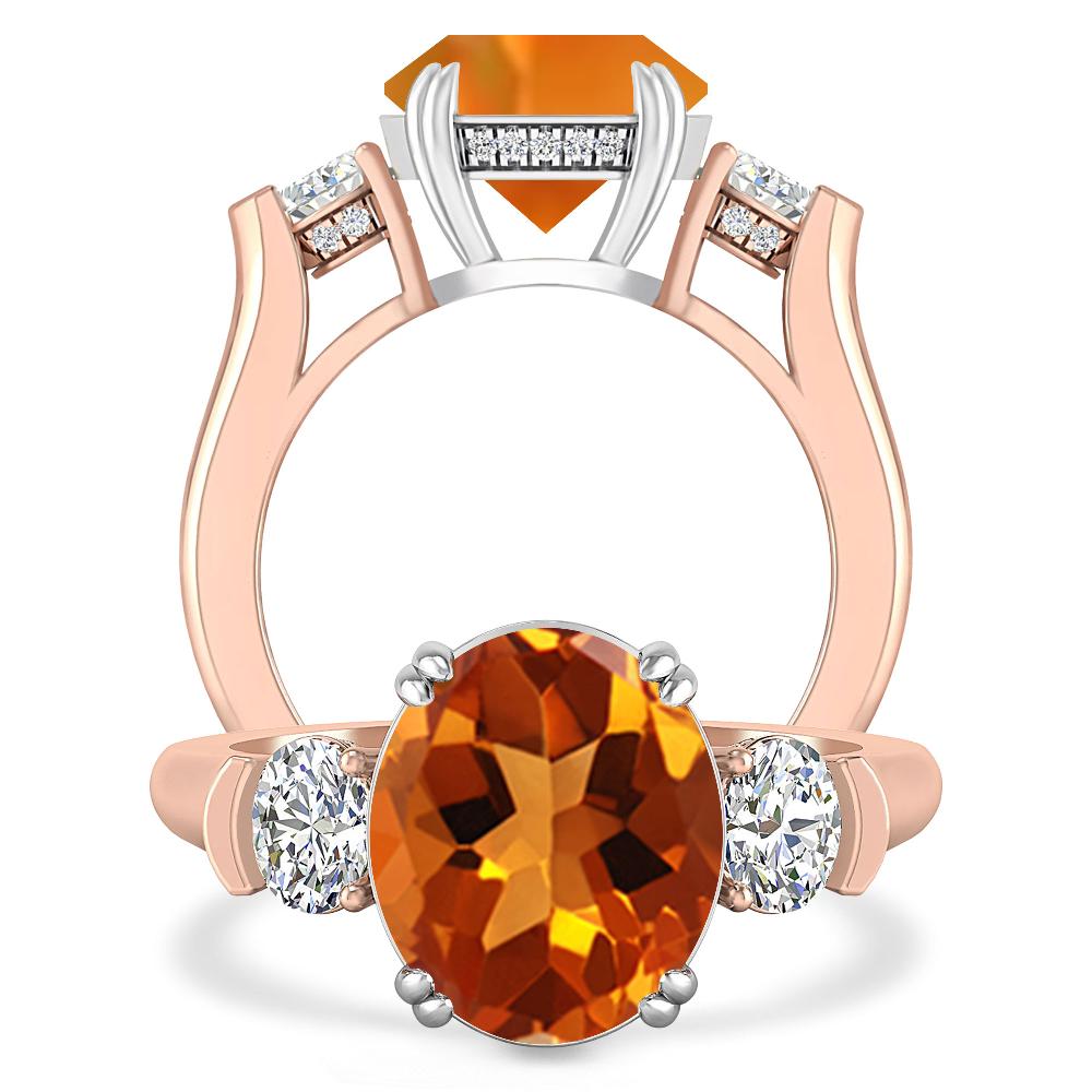 Rose Gold - Citrine