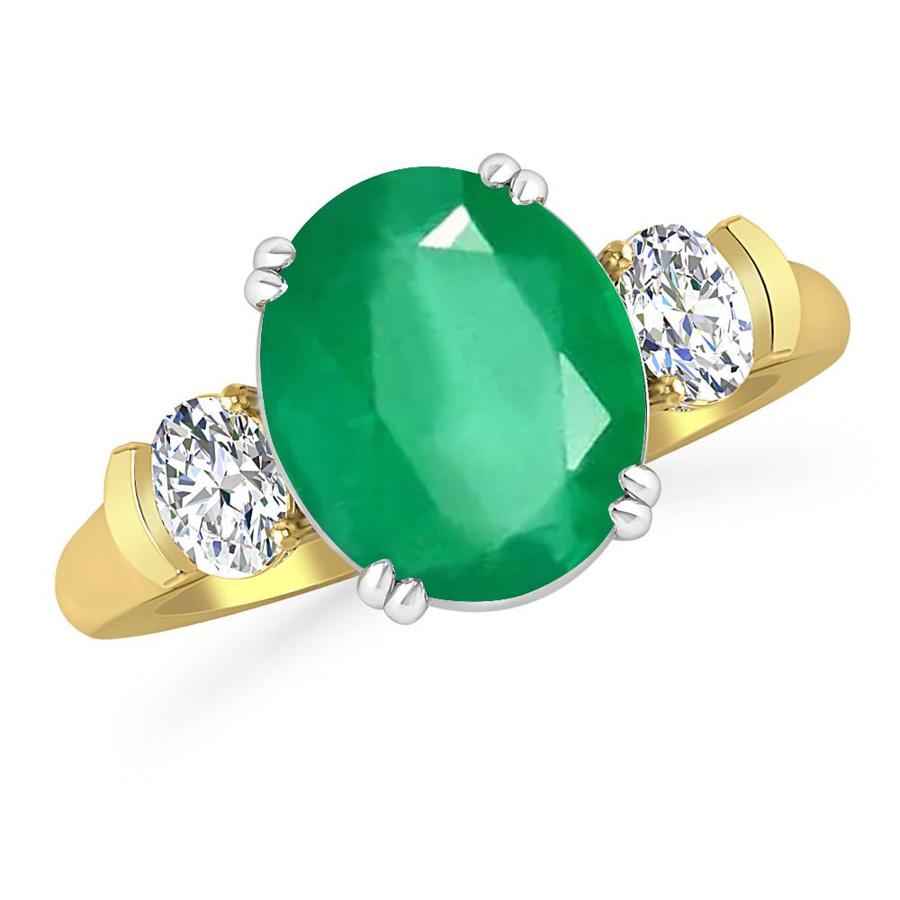 Yellow Gold - Emerald