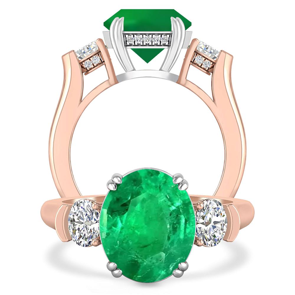 Rose Gold - Emerald