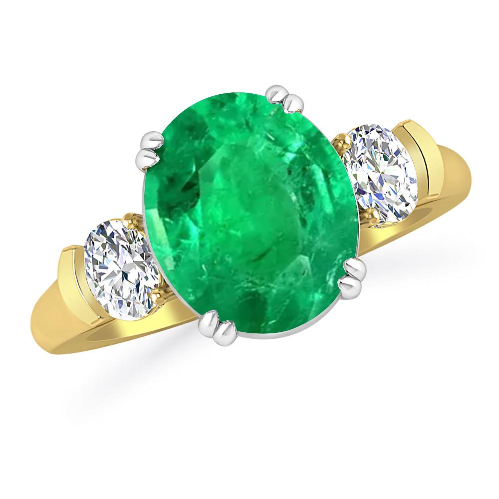 Yellow Gold - Emerald