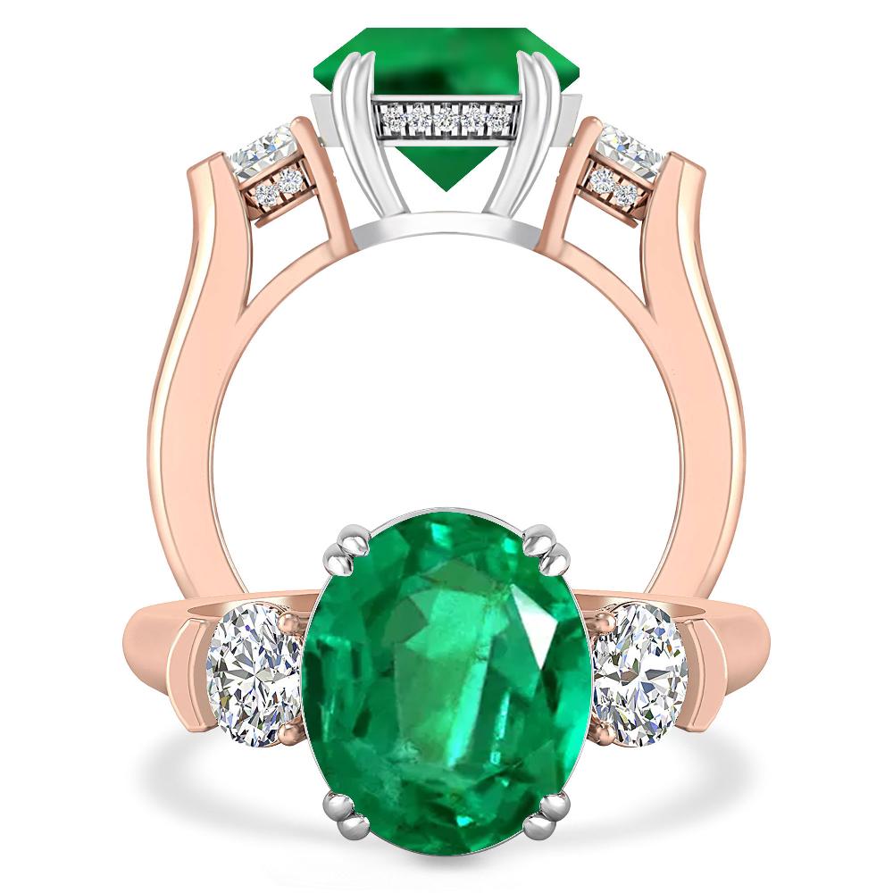 Rose Gold - Emerald