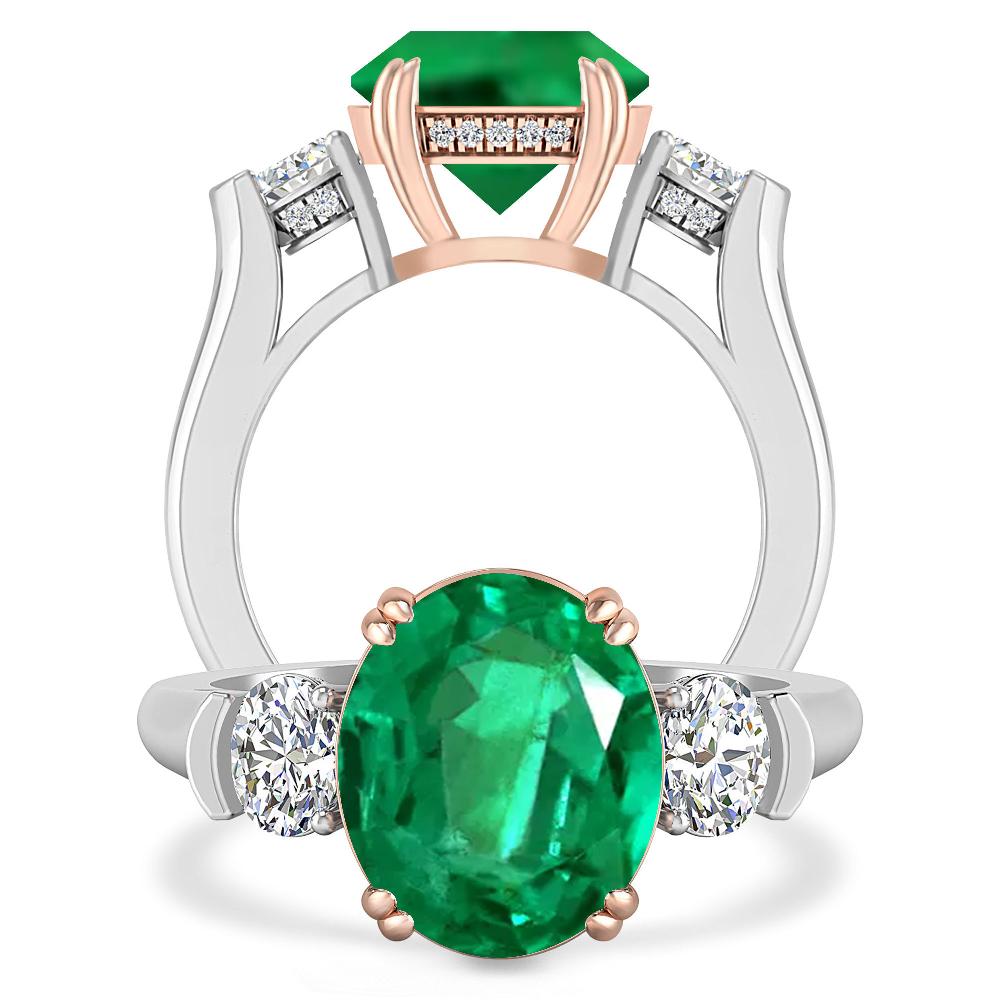 White Gold - Emerald